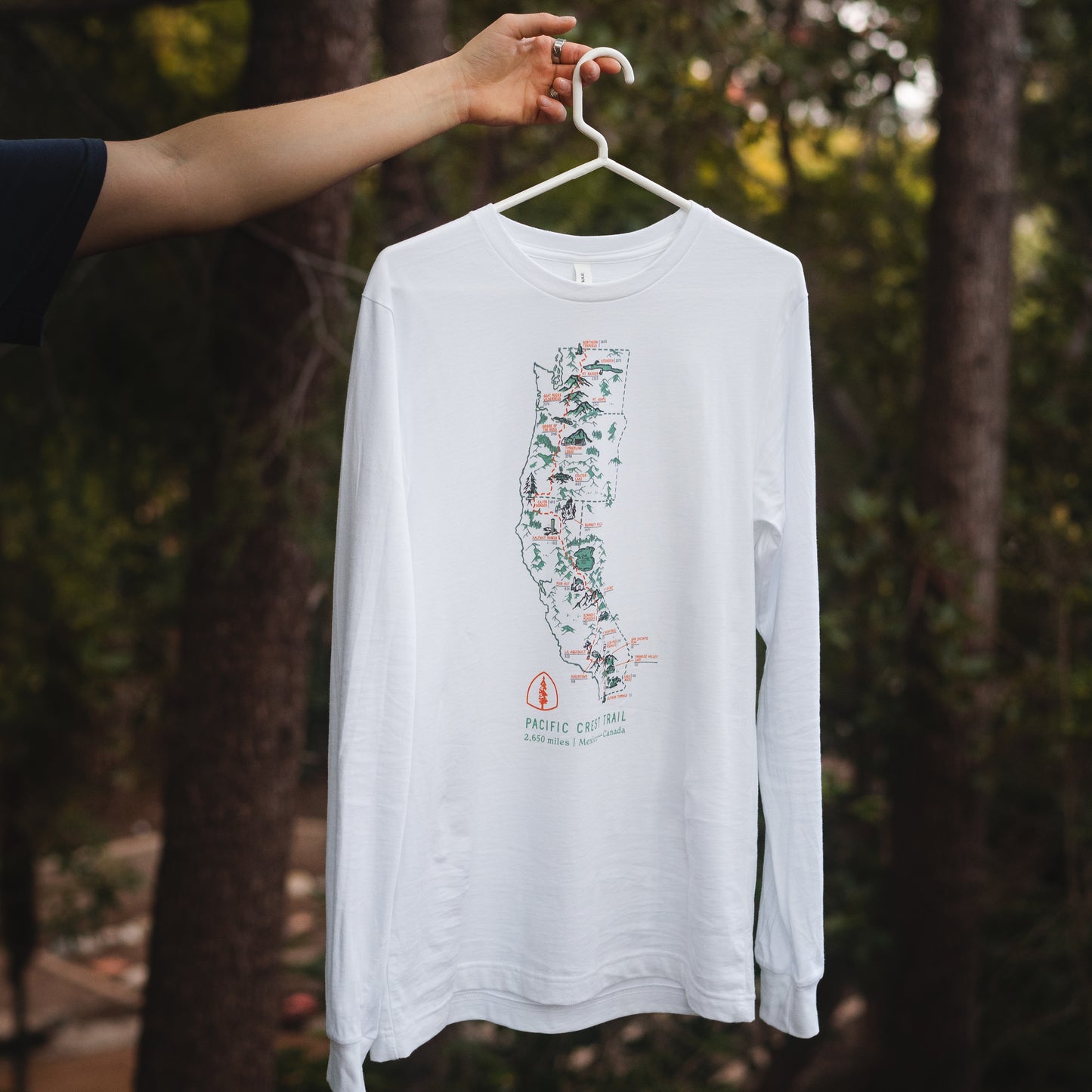 Pacific Crest Trail (PCT) Unisex Long Sleeve Tee