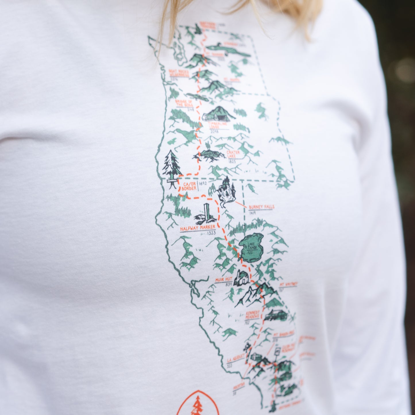 Pacific Crest Trail (PCT) Unisex Long Sleeve Tee
