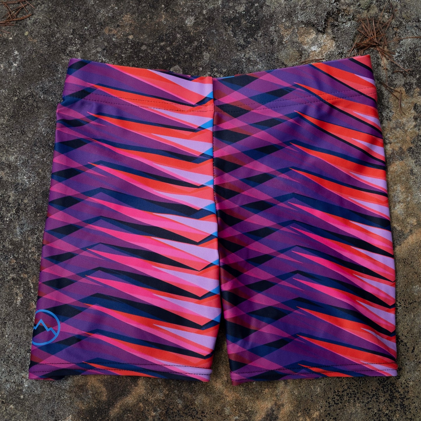 Geometric Laser Tag Women's Stretch Shorts