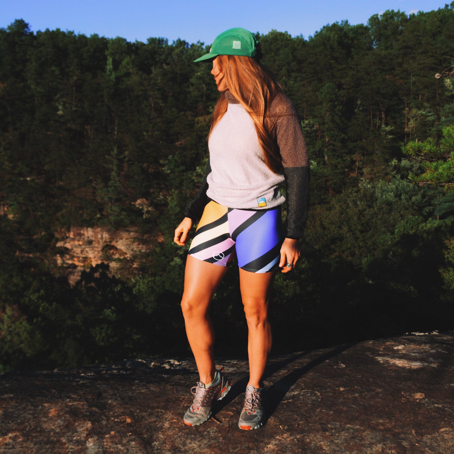 Muted Disco Women's Stretch Shorts