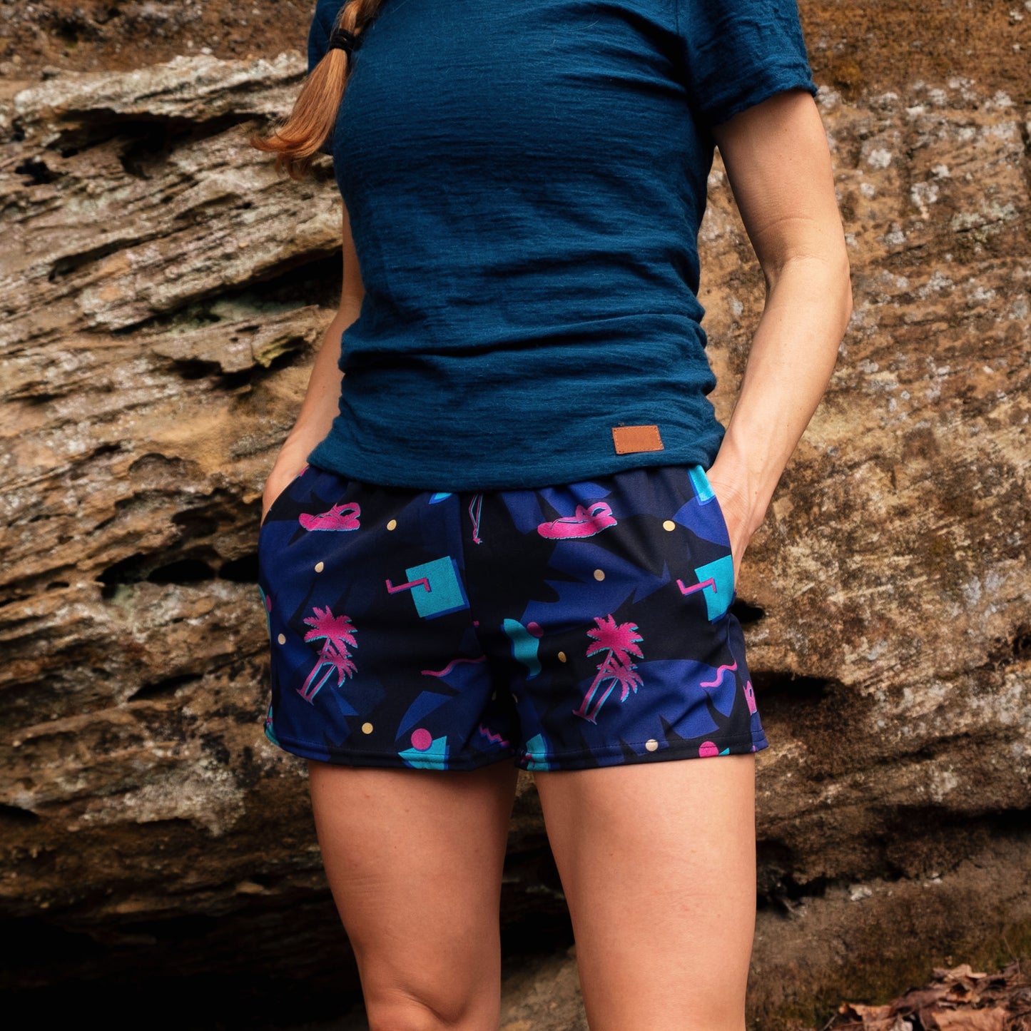 Retro Beach Bum Women's Recycled Trail Shorts