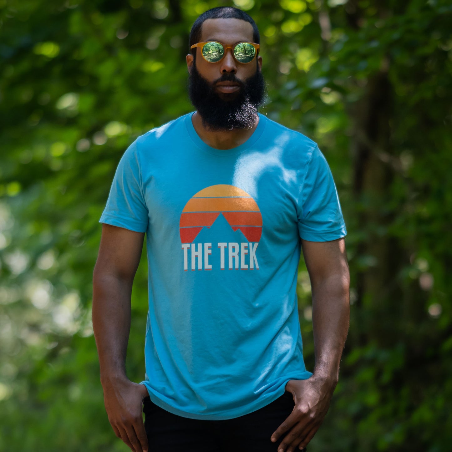 The Trek's Retro Sunrise Unisex Tee