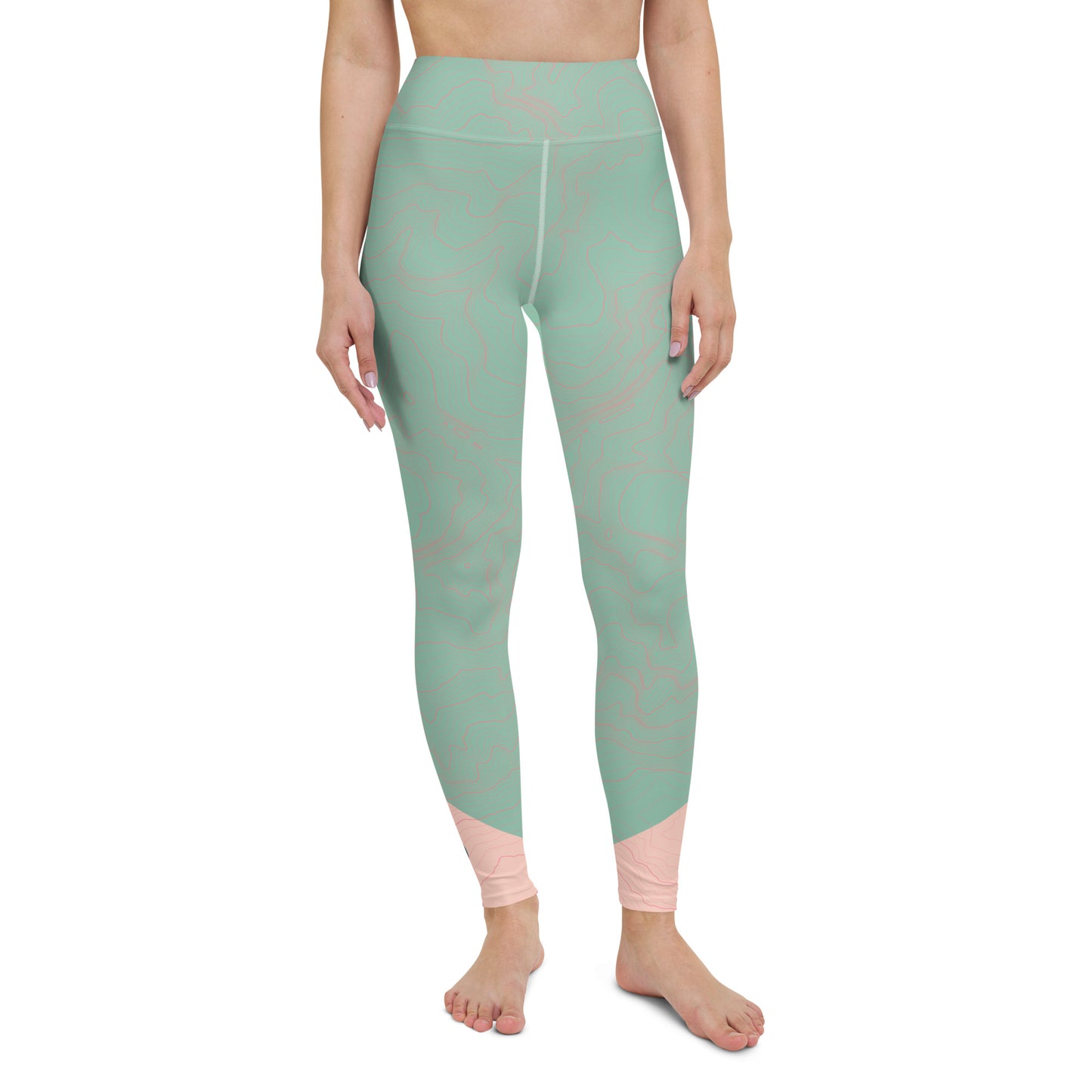 The Trek Shaded Seafoam TOPO Women's Leggings