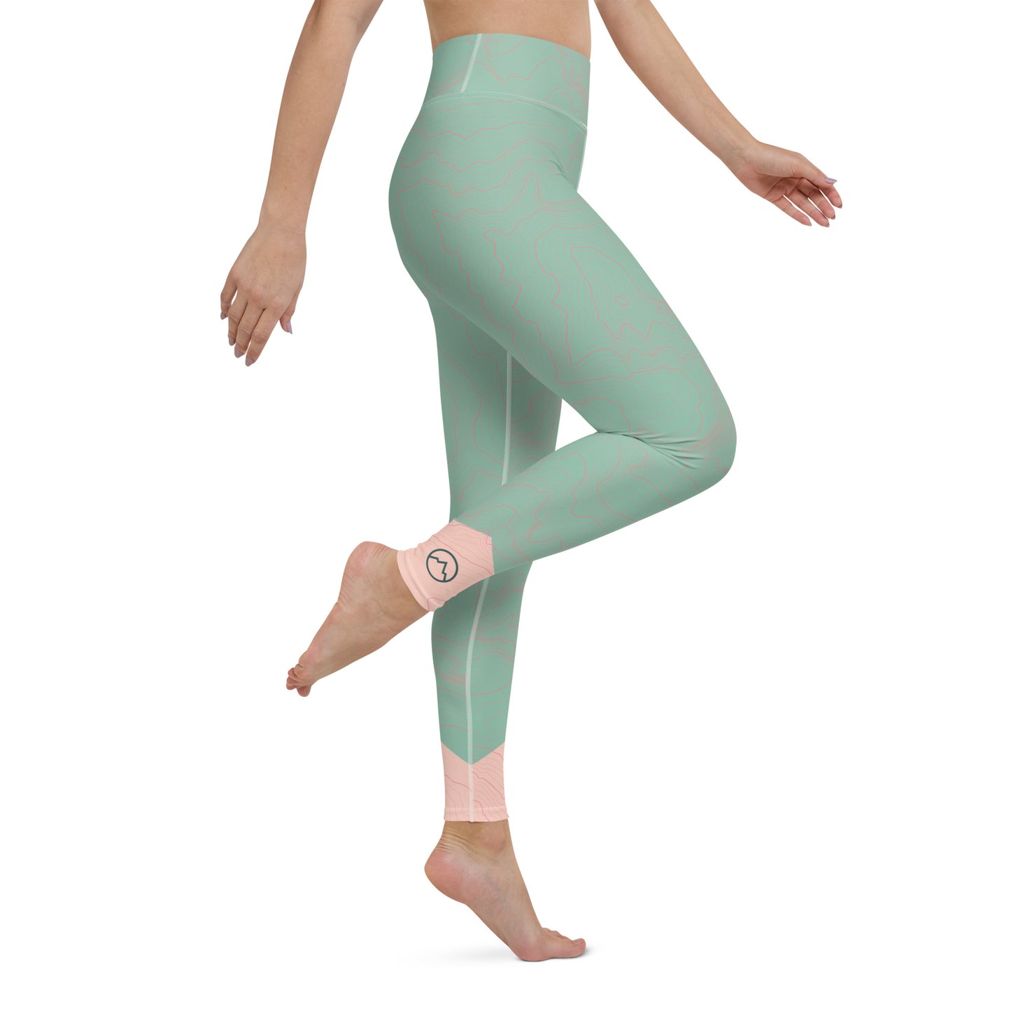 The Trek Shaded Seafoam TOPO Women's Leggings