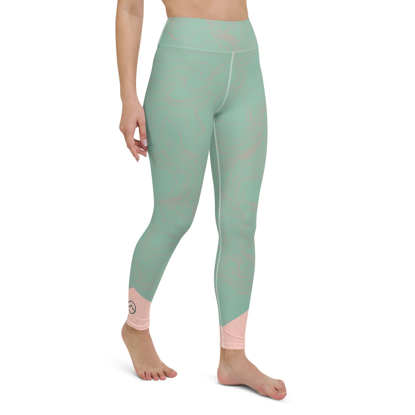 The Trek Shaded Seafoam TOPO Women's Leggings