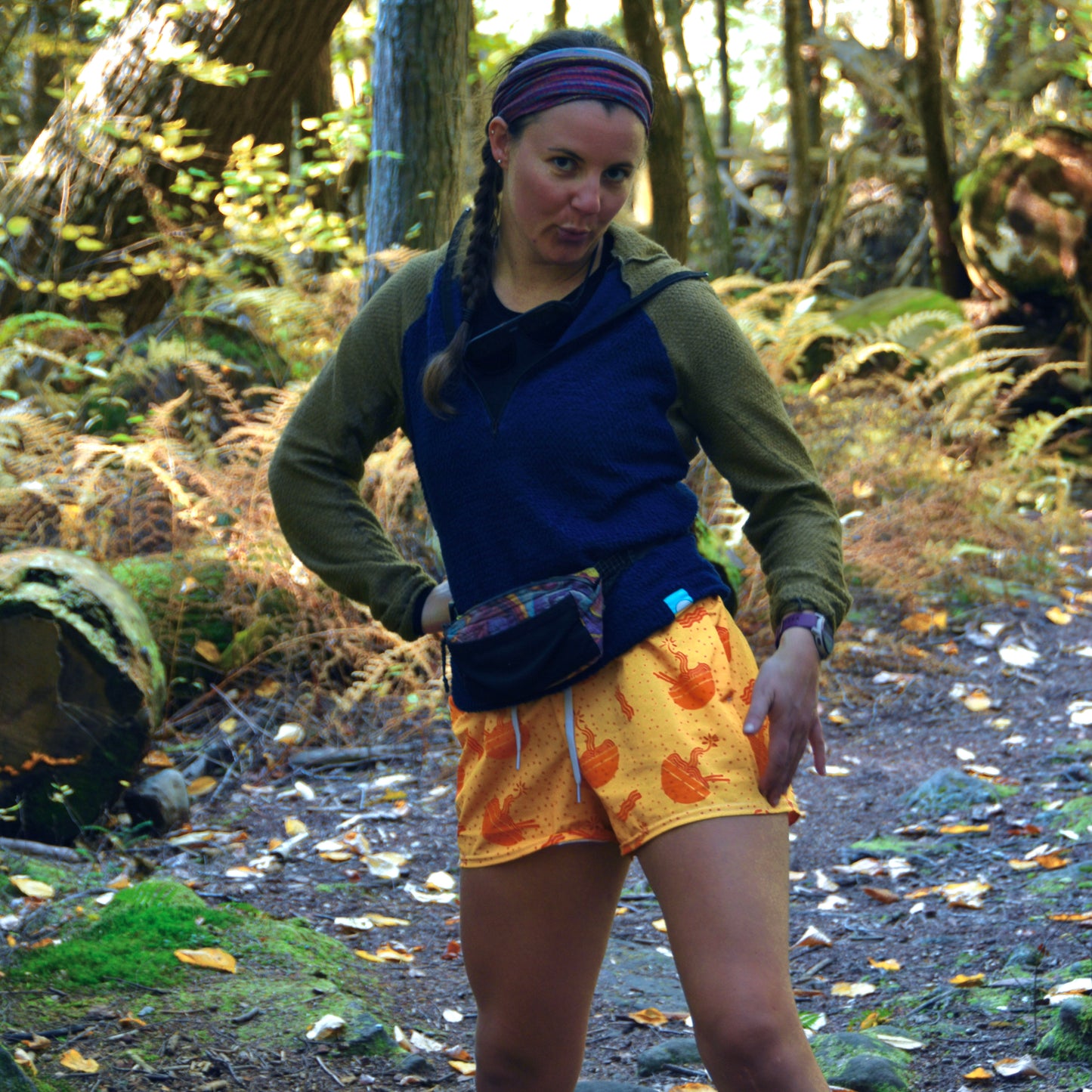 Ramen Bomb Women's Recycled Trail Shorts