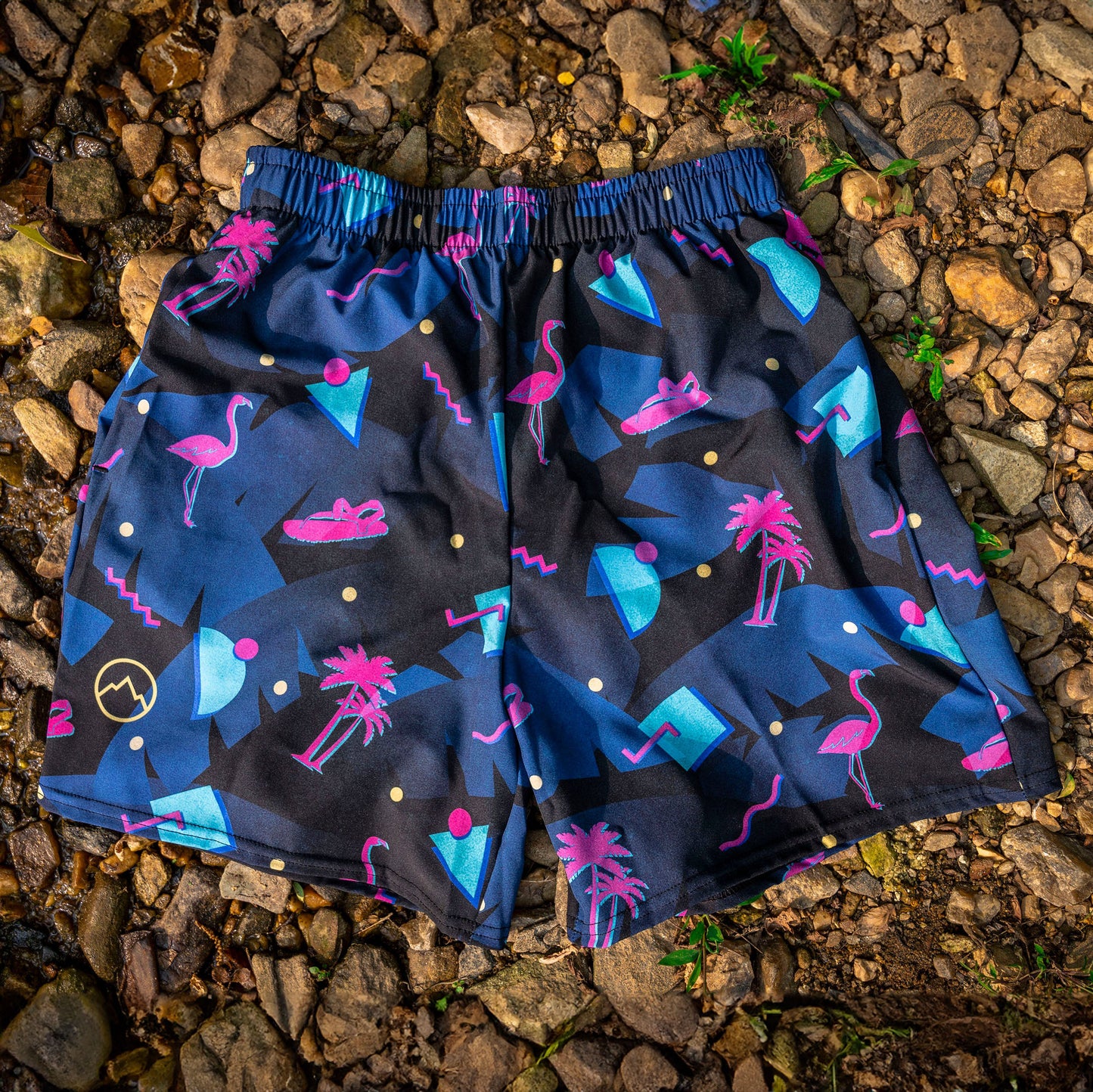 Retro Beach Bum Men's Recycled Trail Shorts