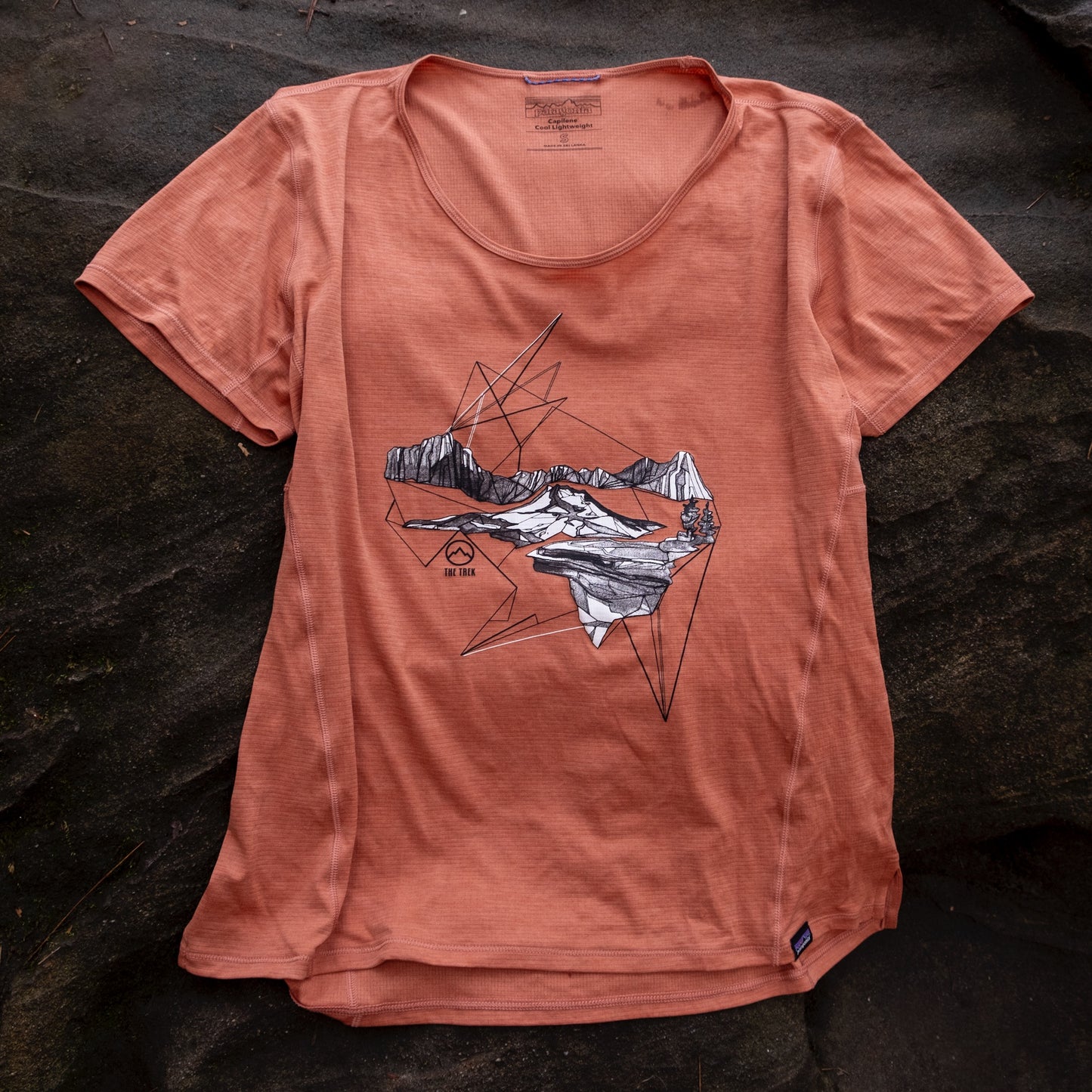 Women's Triple Crown Tee: Patagonia x The Trek Edition