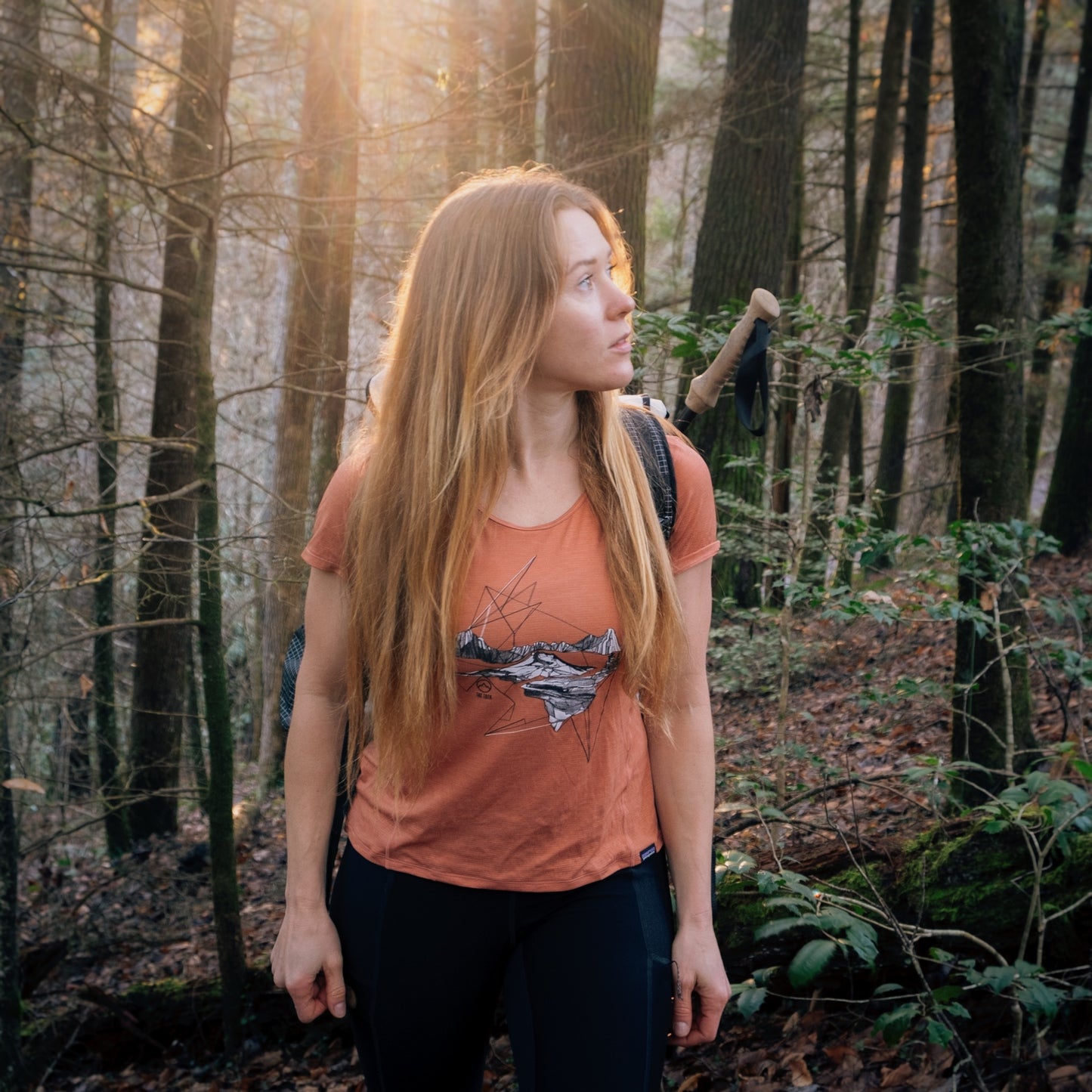Women's Triple Crown Tee: Patagonia x The Trek Edition