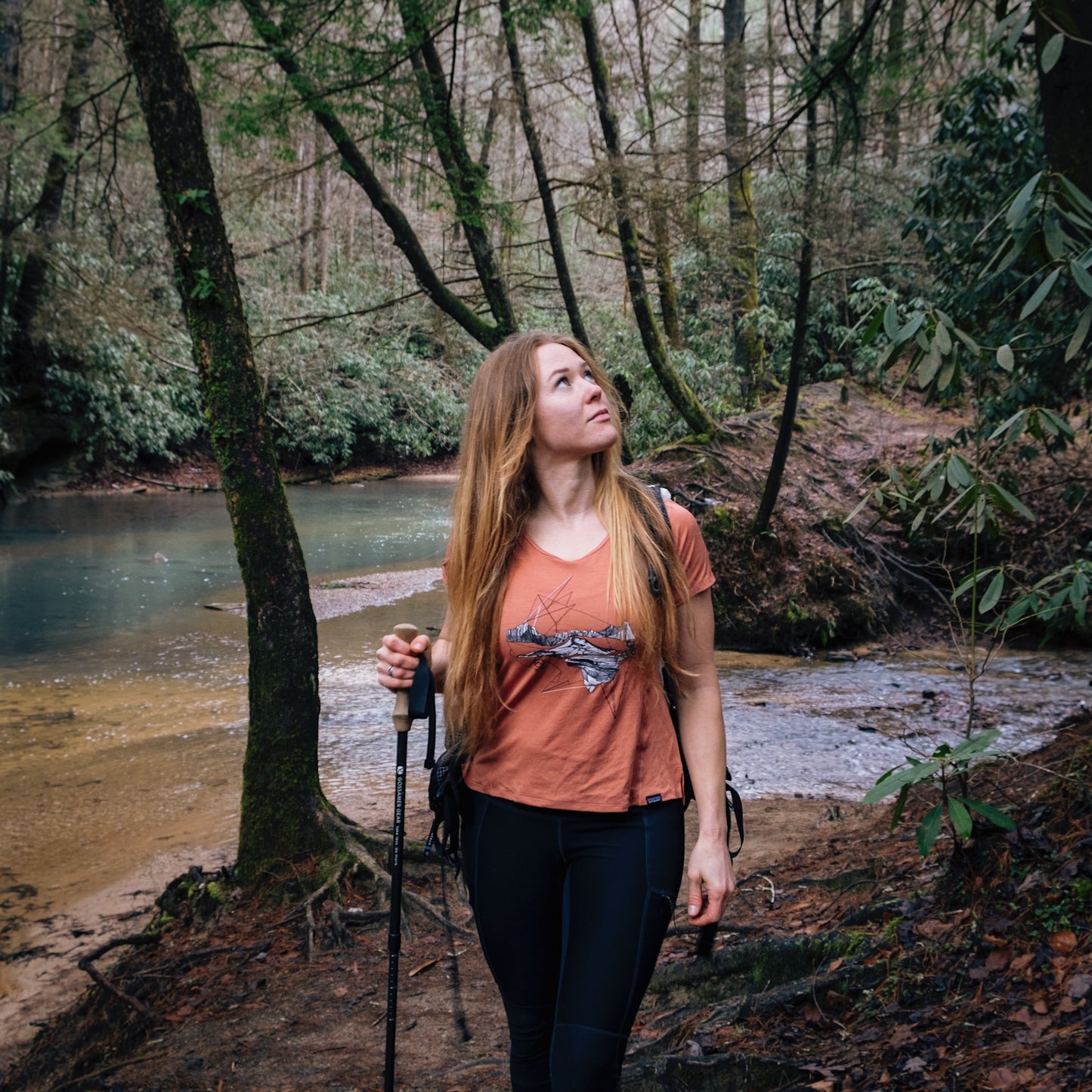 Women's Triple Crown Tee: Patagonia x The Trek Edition
