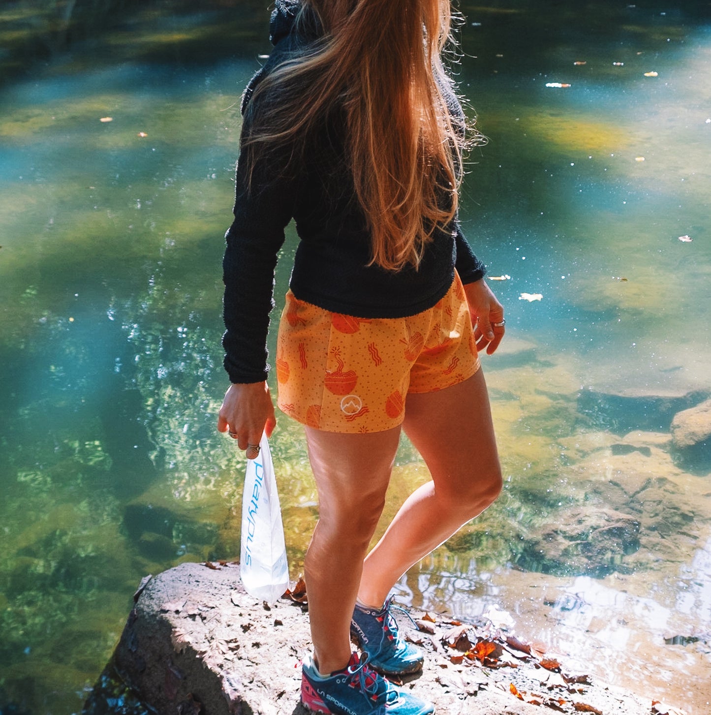 Ramen Bomb Women's Recycled Trail Shorts