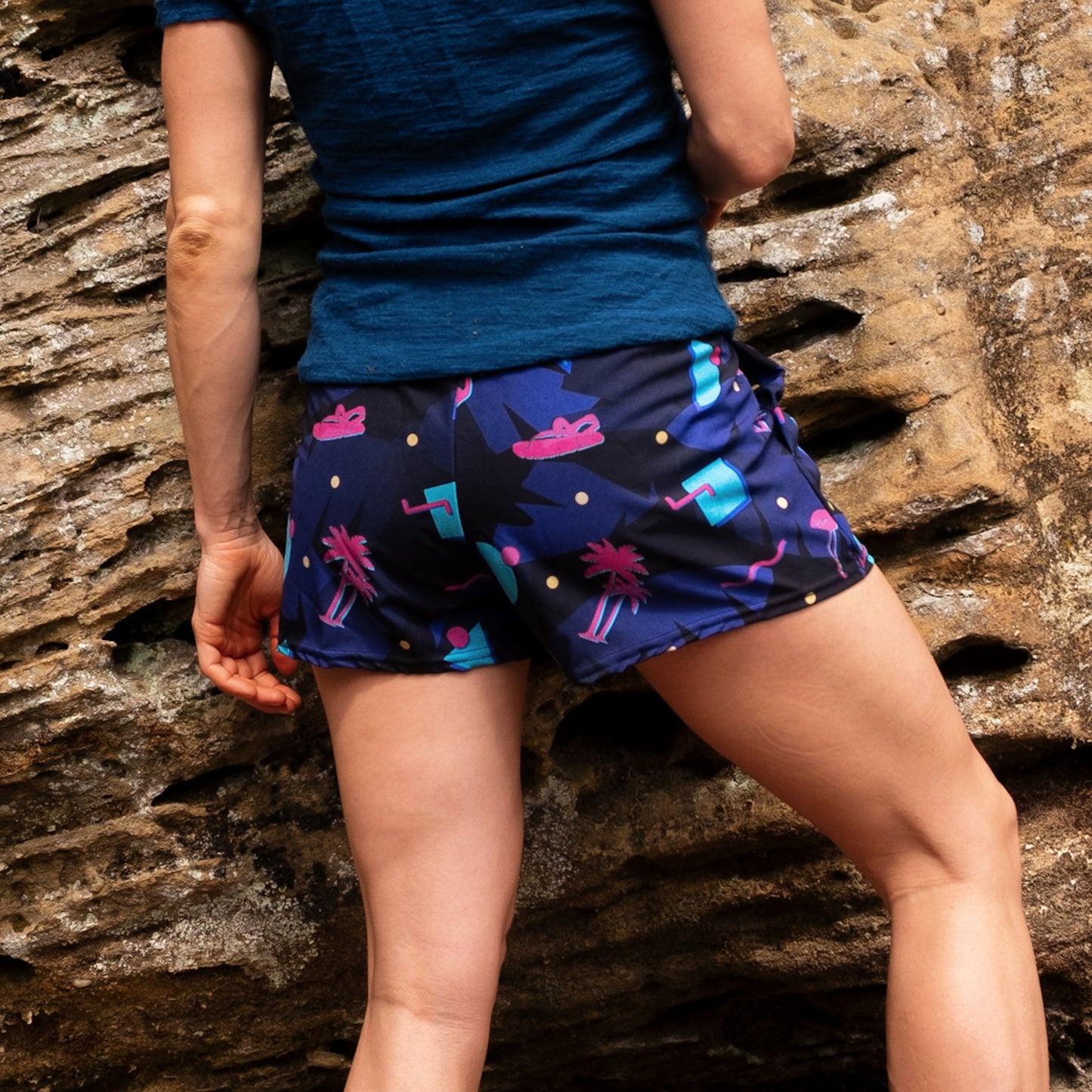 Retro Beach Bum Women's Recycled Trail Shorts