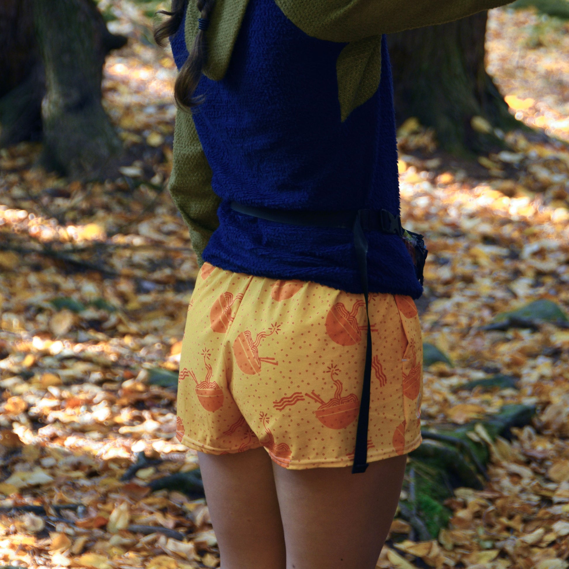Ramen Bomb Women's Trail Shorts (Amber) – The Trek