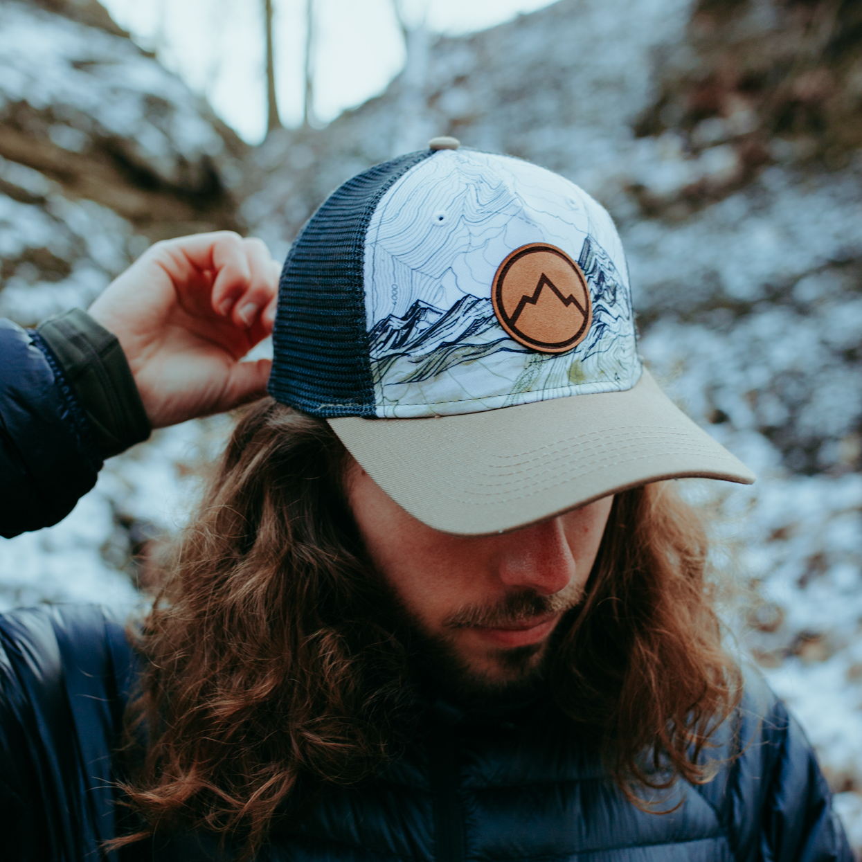 The Trek Sawatch Illustrated Trucker Hat