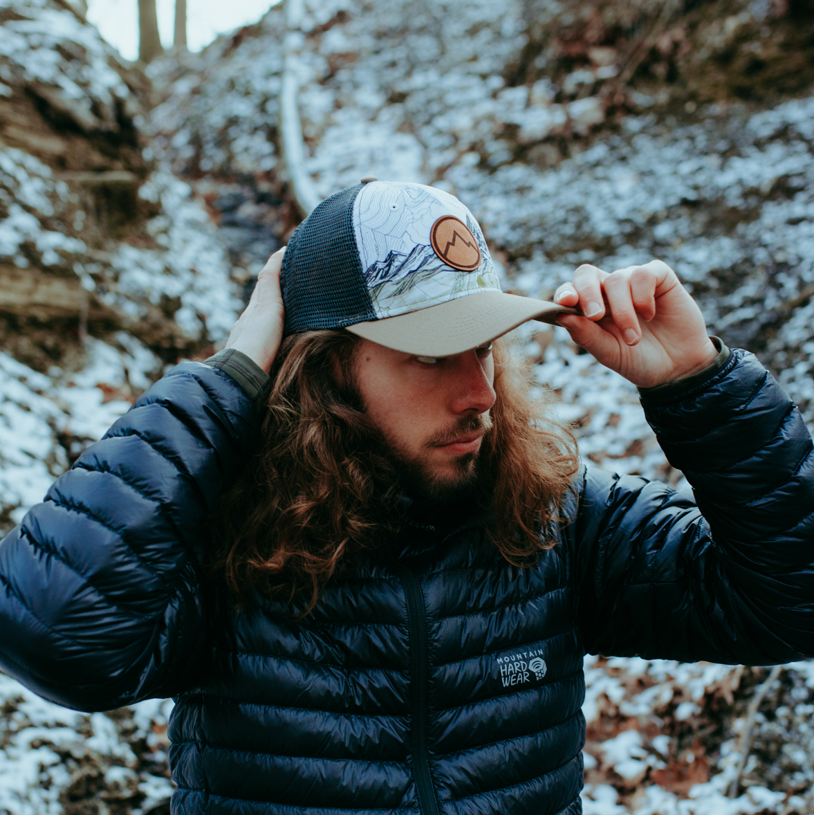 The Trek Sawatch Illustrated Trucker Hat