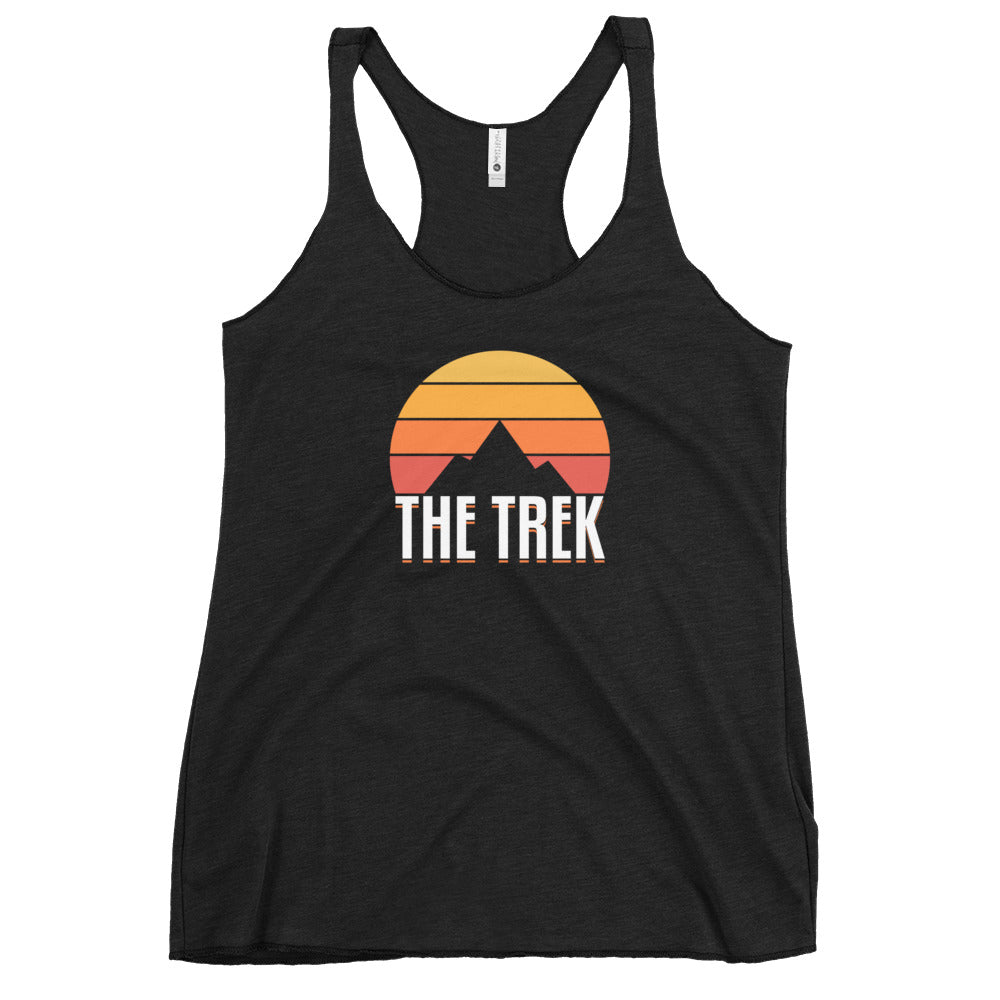 The Trek's Retro Sunrise Women's Racerback Tank